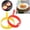 A, variant on Nonstick Silicone Egg Ring Mold 4 Inch Diameter with Dual Handles Heat Resistant Frying Pan Tool for Pancakes Omelette Breakfast Cooking Accessory