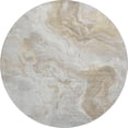 thumbnail image 2 of Addison Rugs Mayfield Premium Machine Washable Transitional Abstract Ivory Round Rug, 8' x 8', 2 of 6