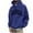 Blue 15005, variant on OWMEOT Men's Fleece Hoodies LOS ANGELES Printed Hoodie Pullover Tops Casual Letter Hooded Sweatshirts with Pocket