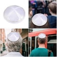 thumbnail image 2 of MOMOJIA Stylish Kippah Hat For Men And Women Soft Polyester Material Perfect For Synagogue Or Casual Wear, 2 of 10