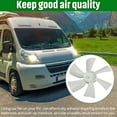 thumbnail image 4 of maskred 2Pack 6 Inch Replacement White Vent Fan Blades Replacement Vent Fan Vent Fan Blade Blade RV Experience Functional, 4 of 6