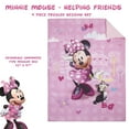 thumbnail image 5 of Disney Minnie Mouse 4 Piece Bedding Sets, Toddler Bed with Comforter, Fitted Sheet, Flat Top Sheet, Pillowcase, 5 of 9