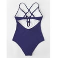 thumbnail image 3 of Women's Bikini Swimsuit Front Cross Lace Up Two Piece Bathing Suit, 3 of 3