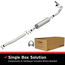 BRExhaust OE Replacement Exhaust System Kit 106-0525: Compatible with 2006-2008 Dodge Ram 1500 5.7L, 2006-2009 Dodge Ram 2500 5.7L, 2006-2008 Dodge Ram 3500 5.7L