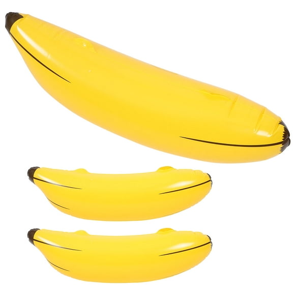 Juego de fiesta inflable de lanzamiento de plátanos, 3 piezas, accesorios para juegos de lanzamiento, decoración de fiesta