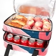 thumbnail image 5 of Flamingo Double Layered Insulated Refrigerated Lunch Bag with Large Capacity - 7.1x11.4x16.1 Inches - Hand-Carried Lunch Bags, 5 of 6