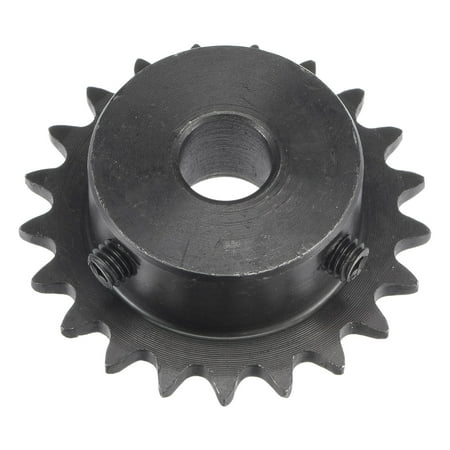 

Uxcell 21 Teeth Sprocket 1/4 Pitch 10mm Bore Carbon Steel with Set Screws