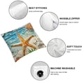 thumbnail image 4 of BANET Beach Coastal Decorative Throw Pillow Cover, Truck Porch Outdoor Home Decor, Sea Ocean Seasonal Couch Cushion Case White, 4 of 5