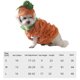 thumbnail image 2 of Conjunto de ropa y sombrero para mascotas, para fiestas de festivales, transformación de mascotas, cálido, con forma de calabaza, 2024, 2 of 8