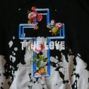 True Love Never Dies Men's Tie Dye Hoodie (XL)