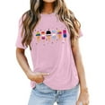 thumbnail image 2 of Jamsmile Womens Tshirts Summer Casual Loose Ice Cream Print Crewneck Short Sleeve Tops Comfort Tee Shirts Casual Graphic Athletic Tees, 2 of 4