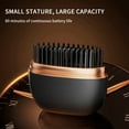 thumbnail image 3 of Wireless Straight Hair Brush, Portable Heating Comb for Travel, Fast Heating Mini Straightener for Men's Beards & Women's Hair, Heat Resistant, Ideal Gift, 3 of 11