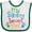 White and Green, variant on Inktastic My Gammy Loves Me Boys or Girls Baby Bib