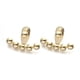 thumbnail image 1 of Pendientes de tuerca con cuentas redondas para mujer, joyería coreana, corazón de amor Simple, circonita brillante, pendientes de fiesta, 1 of 5
