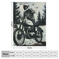thumbnail image 4 of Shiartex Dirt Bike Motorcycle Throw Blanket - ​Super Soft Flannel Blanket for Gifts, Lightweight Fuzzy Cozy Blanket for Couch Sofa Bed All Season  40x50in, 4 of 6