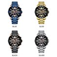 thumbnail image 5 of CURREN 8336 Reloj de pulsera de cuarzo para hombre Pantalla de fecha luminosa 1/10 Segundo Eccomum Reloj masculino, 5 of 5