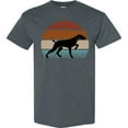thumbnail image 3 of Inktastic Hunting Dog Retro Sunset T-Shirt, 3 of 5