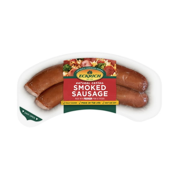 Eckrich Natural Casing Smoked Sausage Rope