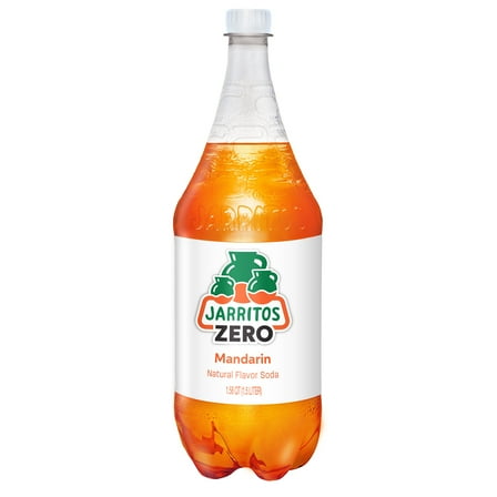Jarritos Mandarin Zero Soda, 1.5L Bottle