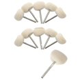 thumbnail image 1 of HUGFEGWE Wool Felt Buffing Grinding Wheel Grinder Head Bur Bit Compatible with Rotary Tool Accessories Attachment for Jewelery Metal Glass Polishing Bit, Pack of 20 CJB91-14280, 1 of 4