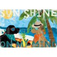 thumbnail image 3 of Charron, Veronique 18x13 Black Modern Framed Museum Art Print Titled - Good Vibes I, 3 of 5