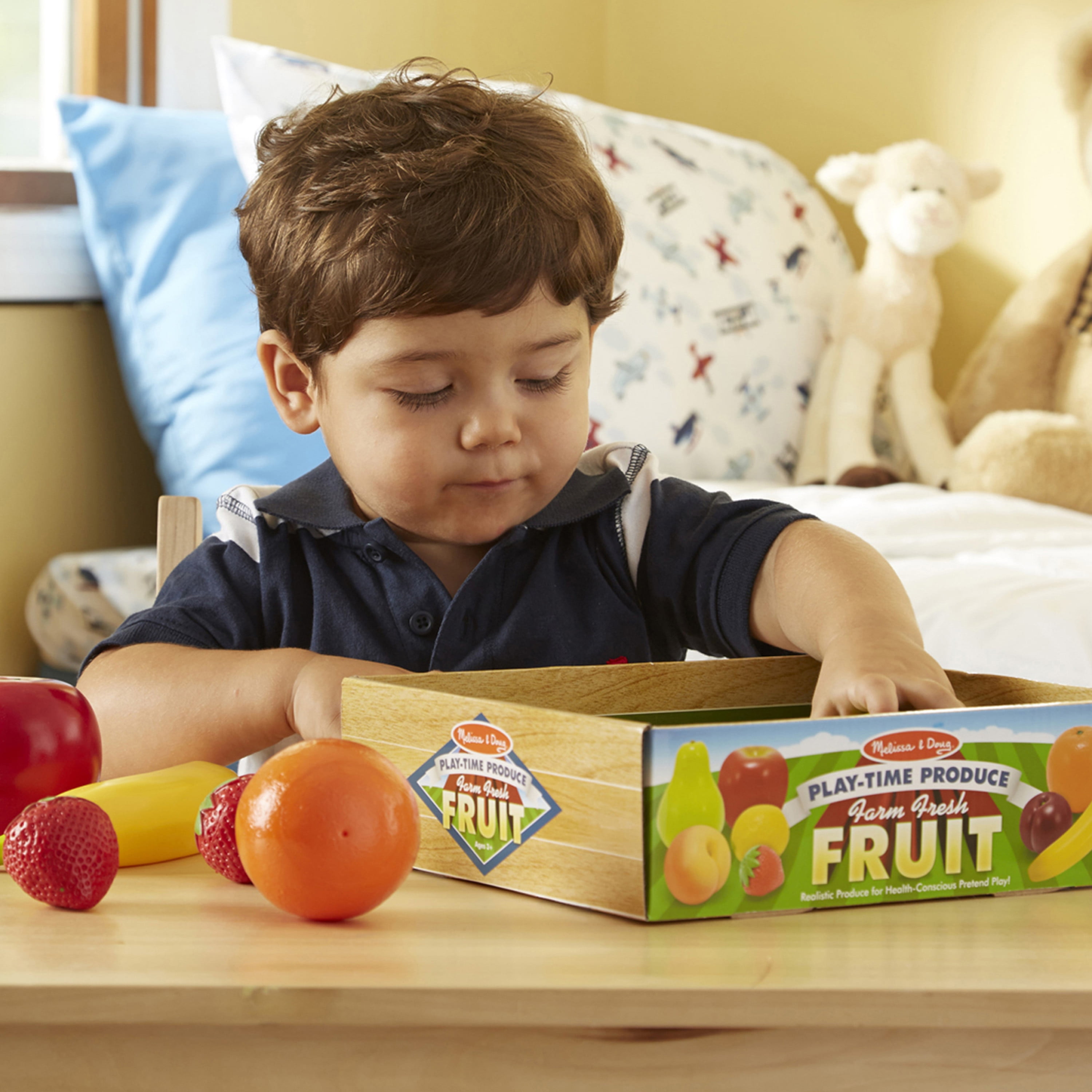 Melissa & doug fruits & vegetables playtime set on sale
