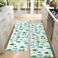 thumbnail image 4 of Kitchen Rugs Sets Of 2,Green Christmas Tree Pattern Anti Fatigue Kitchen Mat Rugs Non Slip Washable,Decorative Kitchen Floor Mats for Kitchen,Sink,Laundry,17"X47", 4 of 5