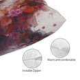 thumbnail image 3 of Fotbe White Red Cat Couple Funda de Almohada Decorativa Estilo Occidental, Lujo en Algodón, Fundas para Almohadas King, Cojín Estampado para Decoración del Hogar-16"x24", 3 of 6