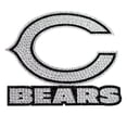 thumbnail image 1 of Team ProMark NFL Chicago Bears Bling Emblem 6.25-inches, 1 of 1