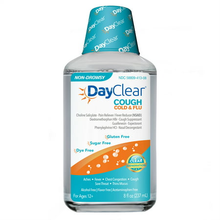 DayClear contre la toux rhume et grippe, 8 Oz Fl