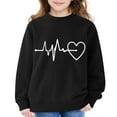 thumbnail image 5 of YunPes Kids Sweatshirt Round Neck Long Sleeve Sweatshirt Letter Print Inspirational Winter Clothes Teen Girl Hoodies and Sweatshirts, 5 of 7
