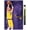 Poster & Clip Bundle, variant on NBA Los Angeles Lakers - Luka Doncic 25 Wall Poster with Push Pins, 14.725" x 22.375"