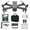 BlackBK, variant on Iumwxz Drone with Daul 4k Hd Fpv Camera Remote Control Toys Gifts for Boys Girls with Altitude Hold Headless Mode Start Speed Adjustment Drones for Adults home decor christmas clearance indoor