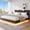 Black, variant on Queen Floating Upholstered Platform Bed, Storage Headboard with RGB LED Light, Built-in AC & USB Charging Ports, Noise-Free Wood Slats, Straightforward Assembly,Gray