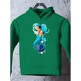 thumbnail image 3 of Cute Mermaid With Headphones Hoodie Toddler -Image by Shutterstock,  5 Toddler, 3 of 4
