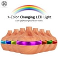 thumbnail image 5 of Luxtrada 300ml Essential Oil Wood Grain Humidifier LED Ultrasonic Cool Mist Aroma USB for Office Home Bedroom Living (Deep wood grain), 5 of 8