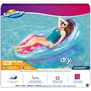 Swimways Dry Float Translucent Zero Gravity Positioning Pool Lounger with Cupholder, Orchid