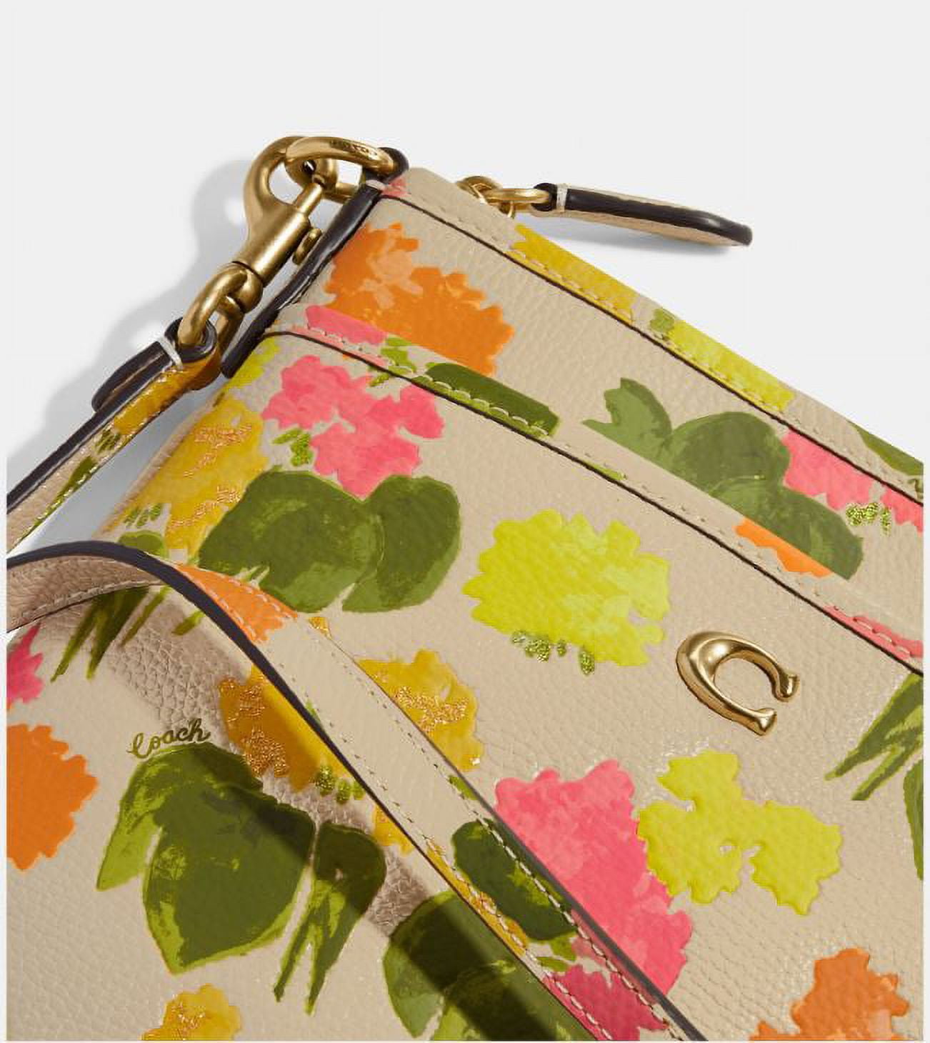 Coach flower shop clutch