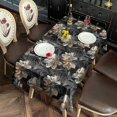 thumbnail image 2 of Pioneer Flower Floral Print Pattern Rectangle Tablecloth 60"x120",Waterproof Polyester Rectangle Table Cloth, Wipeable Spillproof Polyester Tablecloth for Dining, Camping, Indoor and Outdoor, 2 of 6