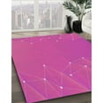 thumbnail image 3 of Ahgly Company Machine Washable Indoor Rectangle Transitional Deep Pink Area Rugs, 8' x 10', 3 of 7