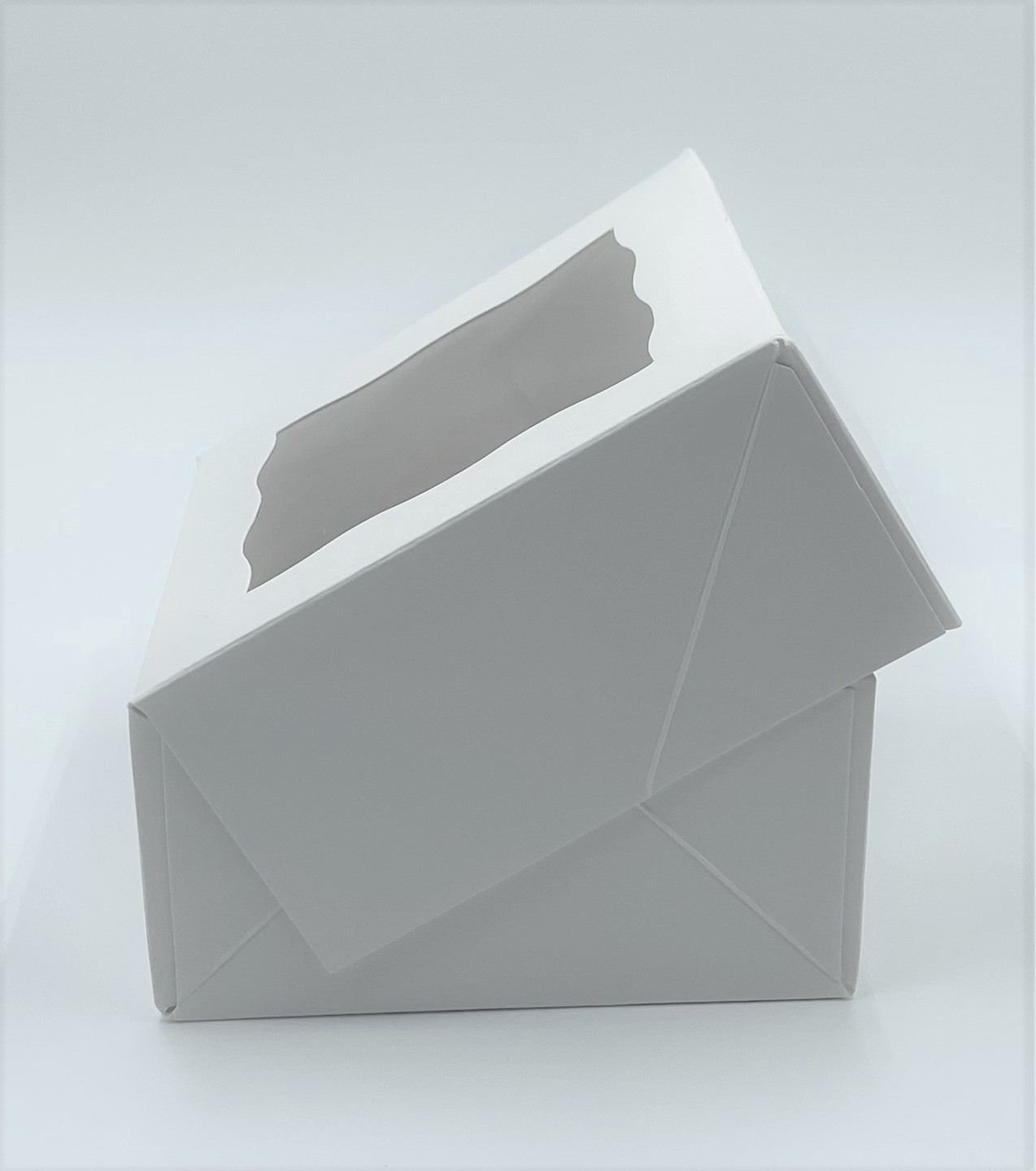 25 pack Pop Up Style 5x5x2.5 inch premium paperboard White Brown