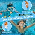 thumbnail image 3 of Set de Equipo de Snorkel HiiPeak para Niños de 6 a 14 Años - Azul-Naranja, 3 of 8