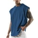 thumbnail image 1 of Top Abrigo Hombres de Moda de Color Sólido sin Mangas con Capucha, Versátil Fitness Ocio Nylon Spandex, 1 of 3