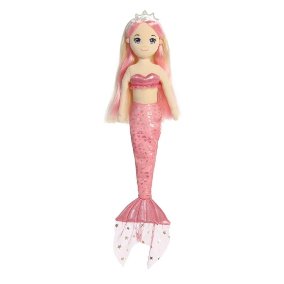 Aurora - Large Pink Sea Sparkles - Celestial Sparkles 18" Sunny - Enchanting Stuffed Doll