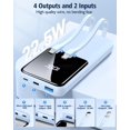 thumbnail image 2 of Cargador portátil Power Bank CFIAI 20000mAh con cables azul, 2 of 6