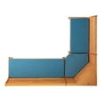 thumbnail image 4 of Linon Ensemble de Coussins en Polyester pour Chelsea Nook en Bleu (Nook Non Inclus), 4 of 16