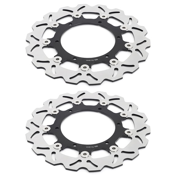 1Pair Front Brake Discs Rotors for YAMAHA FZ1 1000 Fazer FZS Fazer 2001-2005 XJR 1300 SP 1999-2001 XJR 1300 99-17 FJR 1300 2001-2003