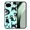 Black White Tuxedo Cat Playful Postures On Teal, variant on WIRESTER Shockproof Soft Rubber Cover Case for Google Pixel 10a 6.3" 2026, Red Fox Funny Playful Postures