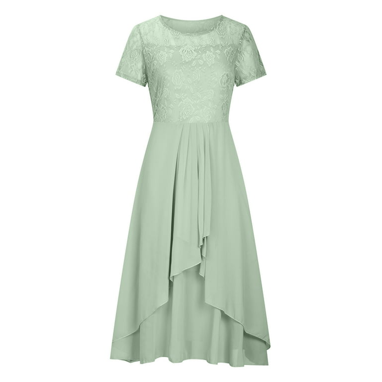 women's Custom made long pleated skirt in Green 0813# women's Custom made long pleated skirt in Green 0813#