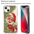 thumbnail image 4 of Christmas Santa Case Compatible with iPhone 14 Plus,Aesthetic Art Design TPU Bumper Cover Case, 4 of 5